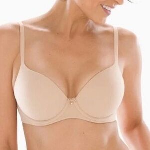 Soma Embraceable Perfect Coverage Nude Beige Bra 32D